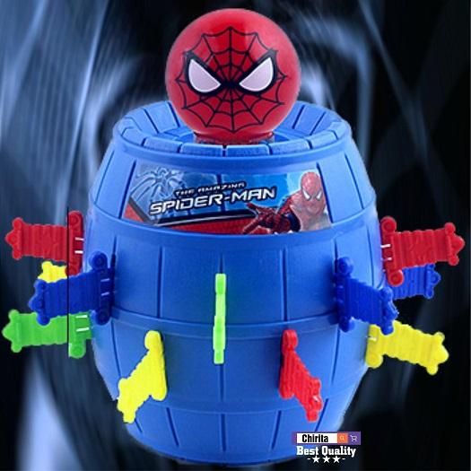 Đồ Chơi Trẻ Em, Bộ Trò chơi Đâm Hải Tặc Người Nhện SIZE Lớn cao 20cm Siêu Kịch Tính( 16 kiếm )