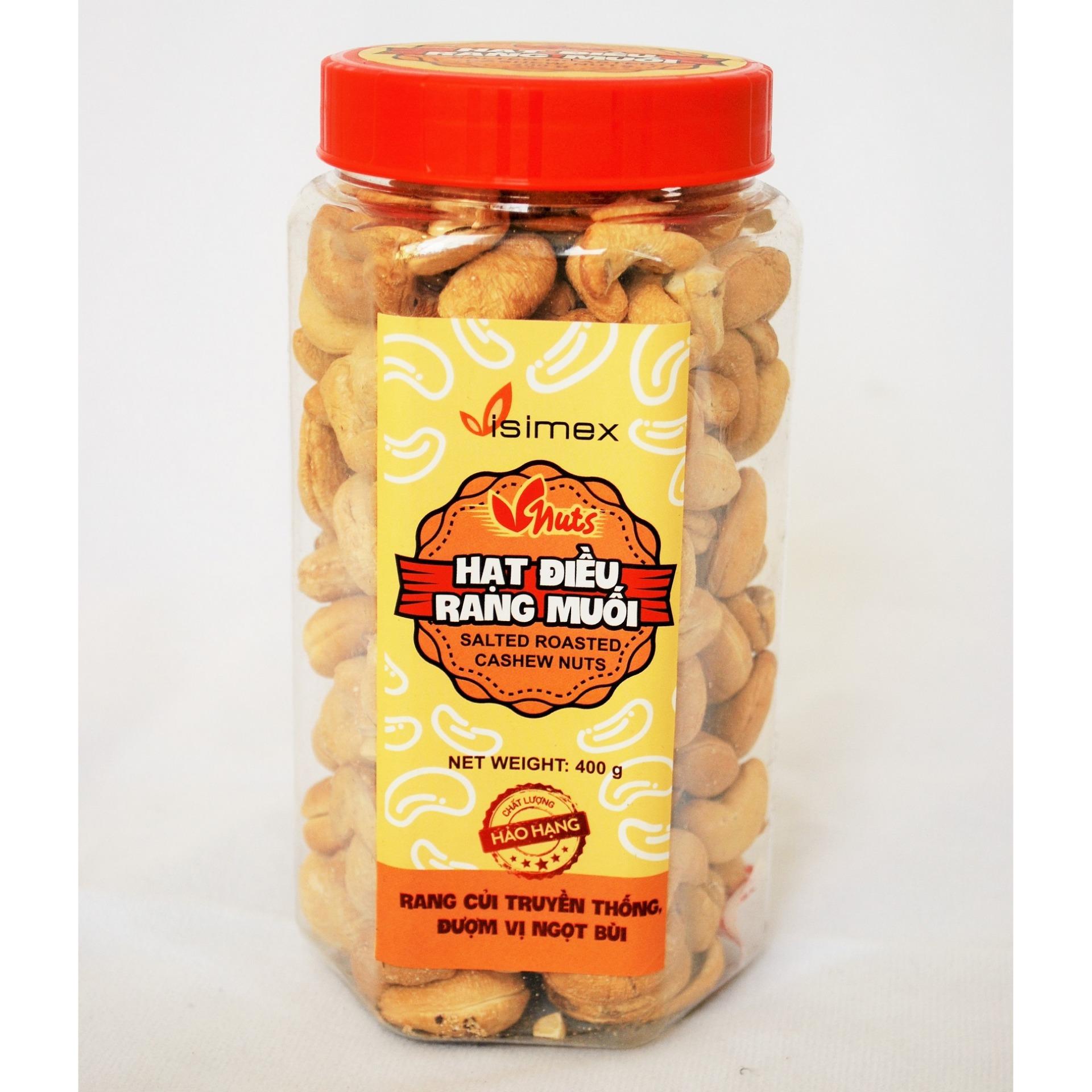 Hạt điều rang muối bóc vỏ 400g