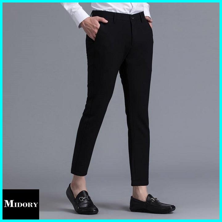 Quần tây âu nam Hàn quốc co giãnquần vải nam,quần âu công sở nam Quần tây nam dáng body, quần âu nam Hàn Quốc