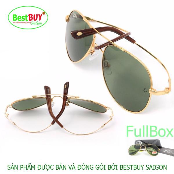 Giá bán Mắt kính Nam Phi Công Gọng Kim Loại Dẻo- Full Box