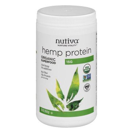 Bột protein vegan từ cây đay nutiva hộp 454g