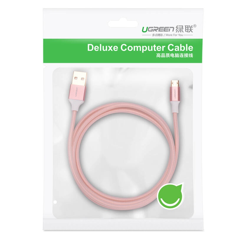 Cáp sạc Micro USB (công nghệ mới, cắm được cả 2 chiều) sang USB 2.0 dài 0.5-1m UGREEN US223 Cáp sạc Micro USB (công nghệ mới, cắm được cả 2 chiều) sang USB 2.0 dài 0.5-1m UGREEN US223