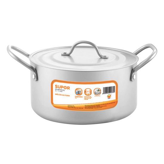 Nồi canh hợp kim nhôm oxy hóa mềm supor healthy ht08008-2/ 20cm