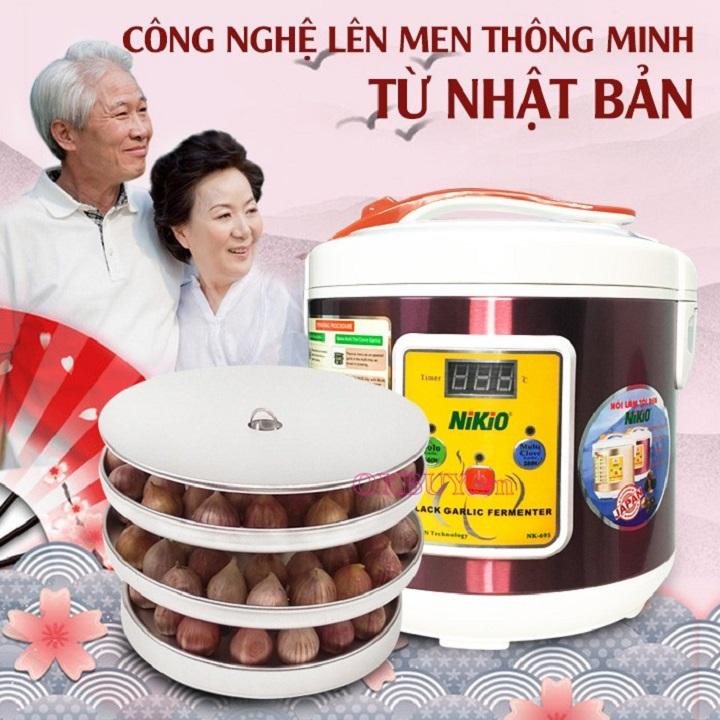 Máy làm tỏi đen nhật bản nikio nk-695 5 lít - dòng cao cấp chính hãng