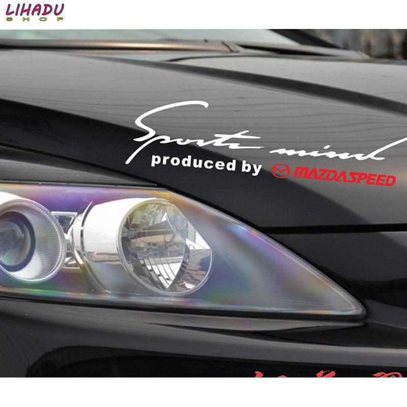 Tem dán chữ Sport trang trí cho ô tô Mazda