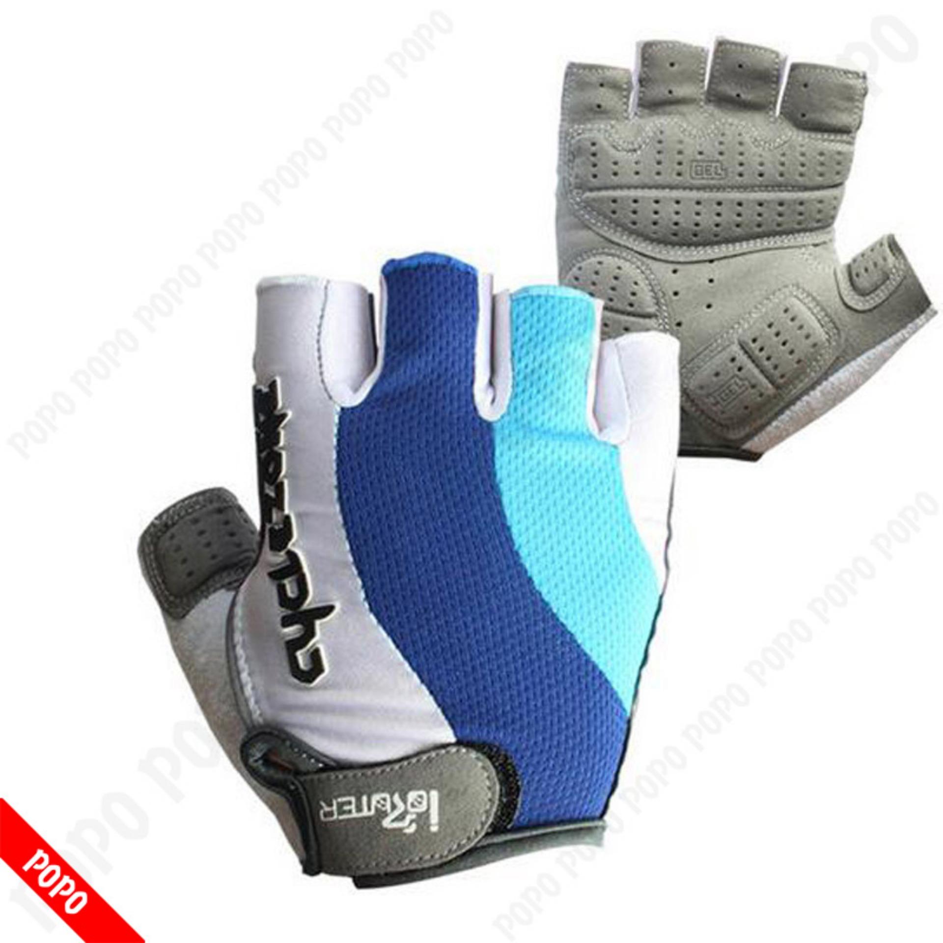 Găng tay xe đạp chuyên nghiệp Cycle Zone thấm mồ hôi thoáng khí chống trơn trượt chất liệu cao cấp POPO Collection