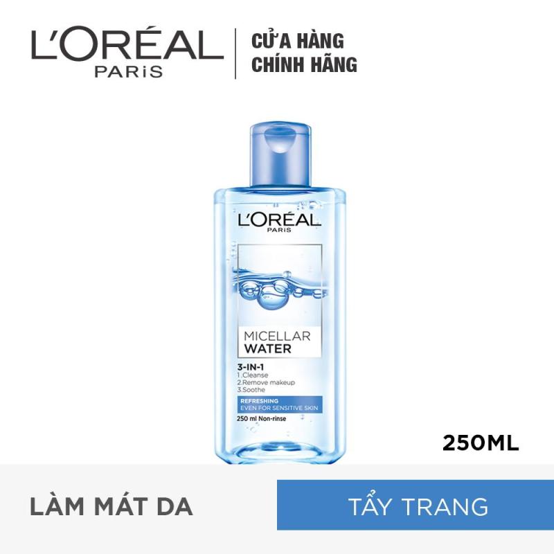 Nước tẩy trang tươi mát LOreal Paris 3-in-1 Micellar Water 250ml