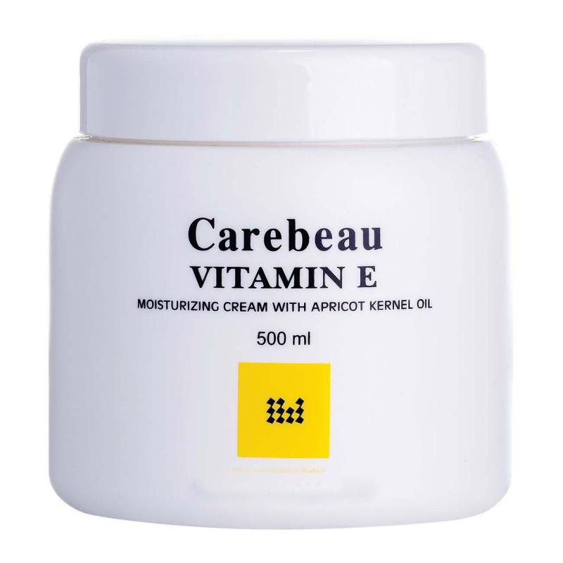 Kem dưỡng da toàn thân Vitamin E Carebeau màu trắng 500ml Thái Lan cao cấp