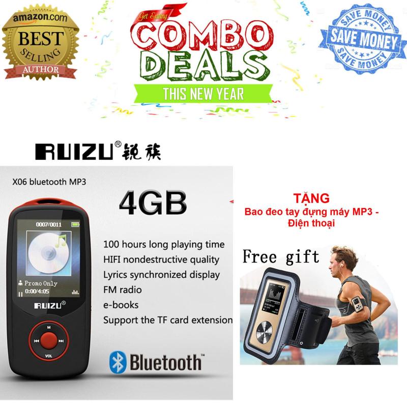 Máy nghe nhạc Lossless Bluetooth Ruizu X06 [Công ty phân phối - Bảo hành 6 tháng đổi mới] + TẶNG túi đeo tay đựng điện thoại - Máy nghe nhạc