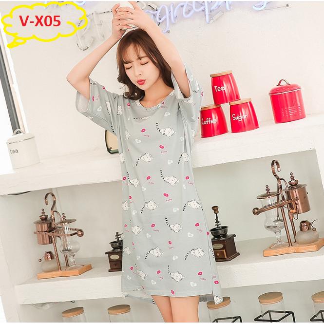 Váy hè nữ cotton 100% cao cấp cho bạn gái