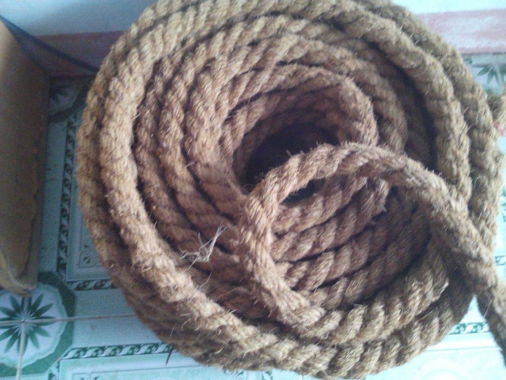 50 mét dây thừng xơ dừa, màu tự nhiên, đường kính 25mm