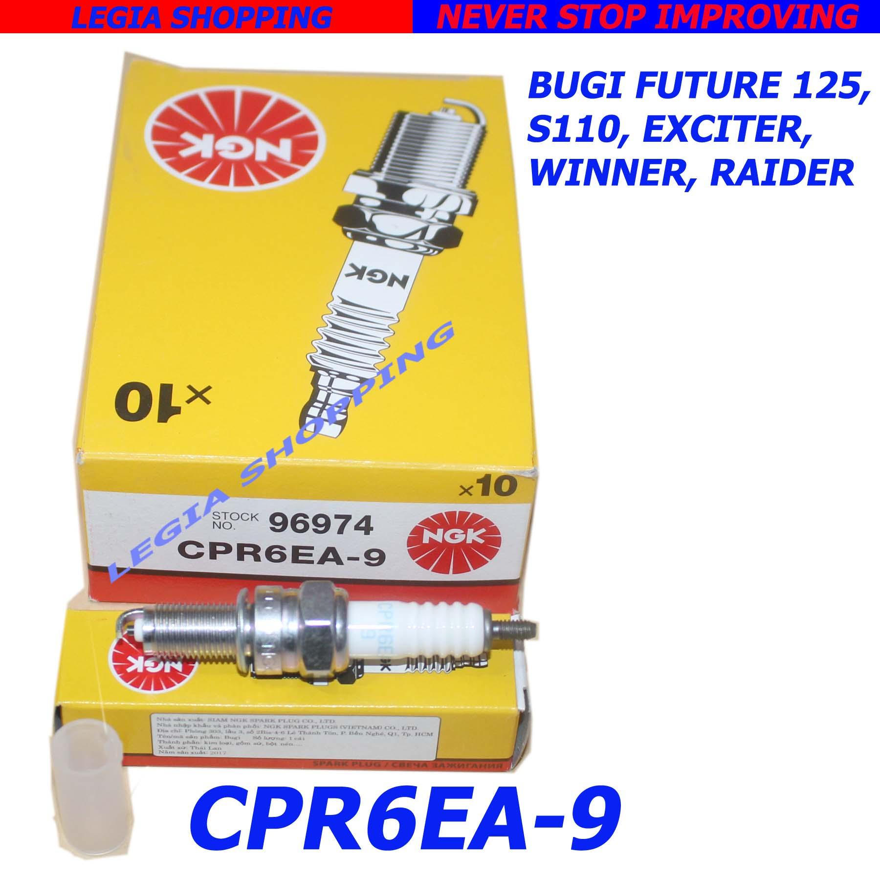 BUGI NGK CPR6EA-9 LOAI CHÂN DÀI GẮN FUTURE 125, S110, EXCITER, NOVOU LX, WINNER