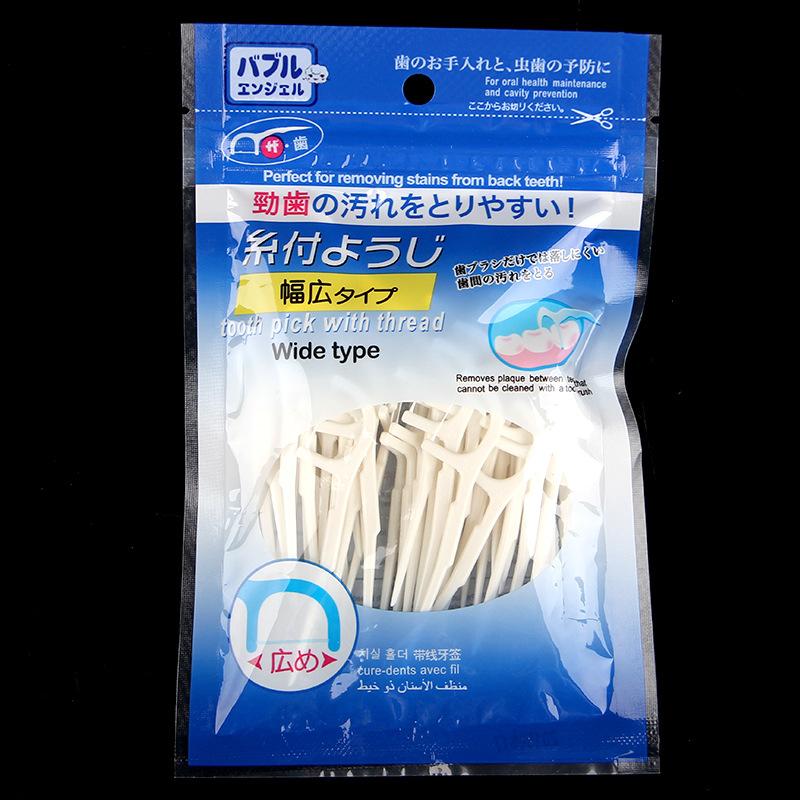 Bộ 100 tăm chỉ nha khoa nhật bản