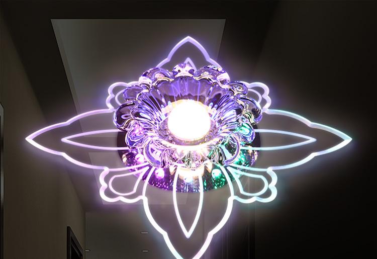 Đèn pha lê âm trần led plvc03