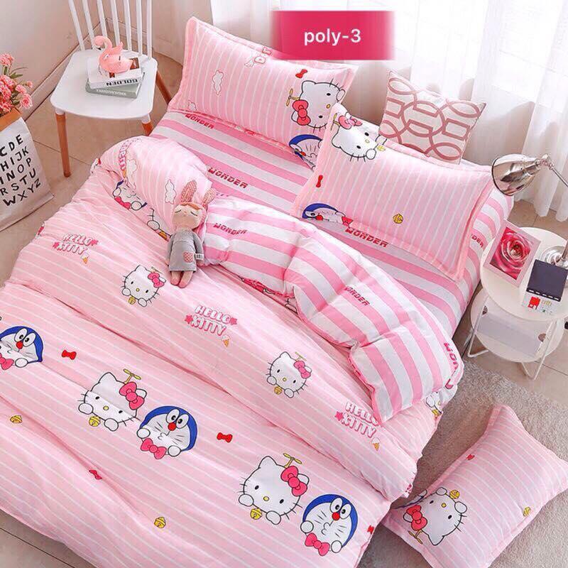 BỘ CHĂN GA GỐI HÀN QUỐC DOREMON 160x200