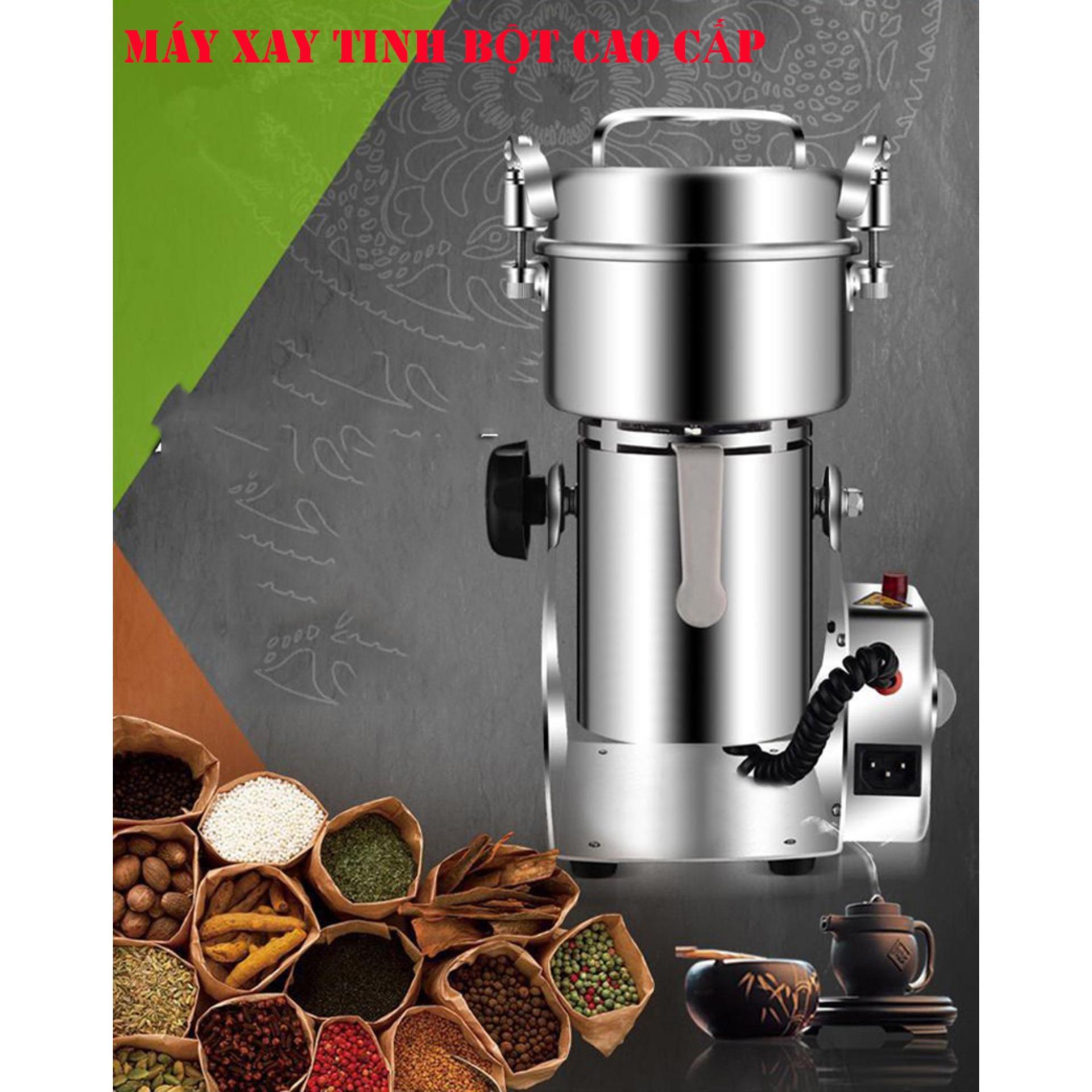 Máy xay bột ngũ cốc gia đình , May xay bot ngu coc gia dinh- Máy xay bột khô mịn cao cấp công suất lớn, tốc độ vòng quay môtơ nhanh M64 - Bh uy tín 1 đổi 1 bởi Smart Buy