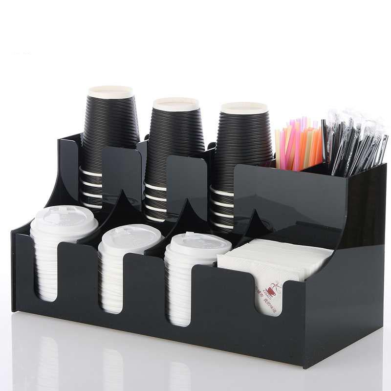 [HCM]Kệ Mika Để Cốc Trà Sữa 8 Ngăn 2 Tầng