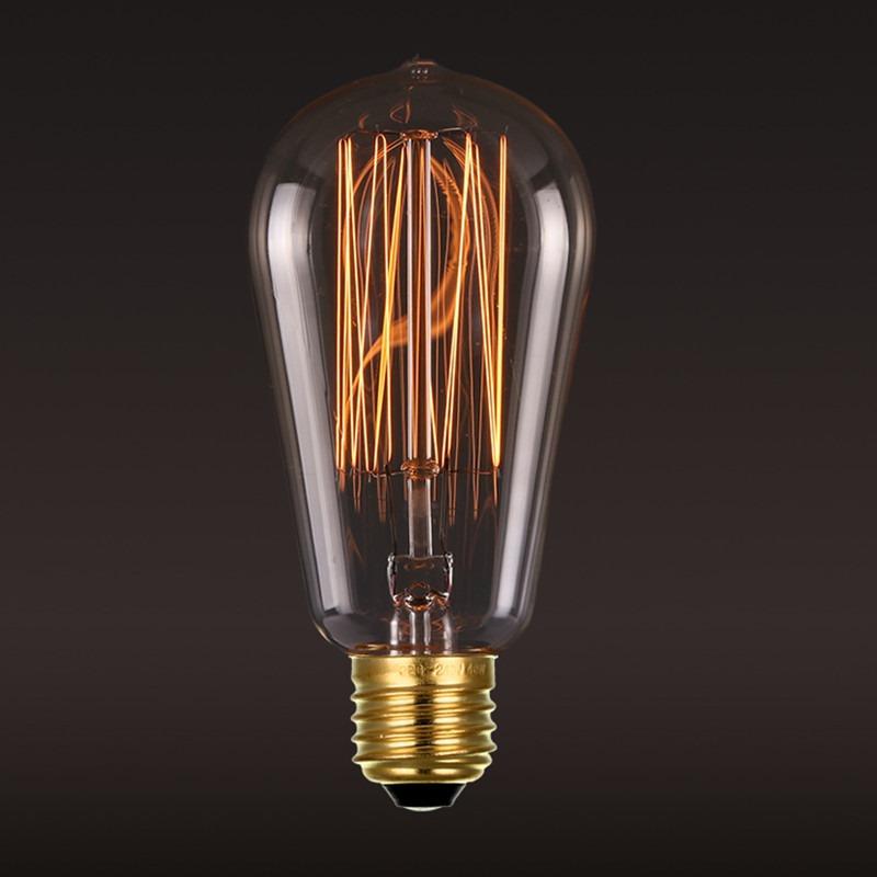 Bóng đèn edison vintage bulb st64 40w e27 220v