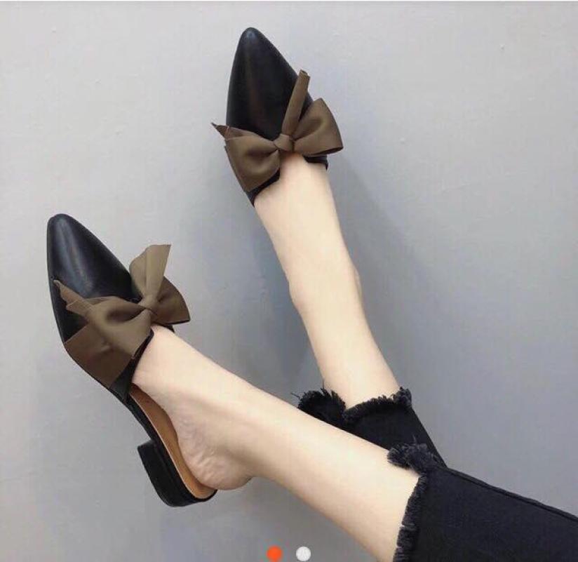 Giày búp bê đính nơ sang chảnh giá rẻ