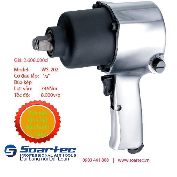 1/2 máy vặn bu lông ws-202 dùng khí nén - vừa vặn rắn chắc