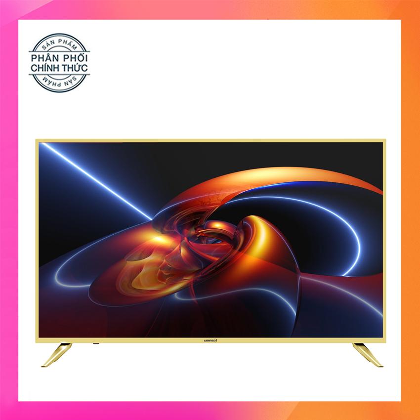 Smart Tivi Led 43 inch Asanzo Full HD - Model 43AS520 (Vàng nhạt) Tích hợp DVB-T2, Wifi
