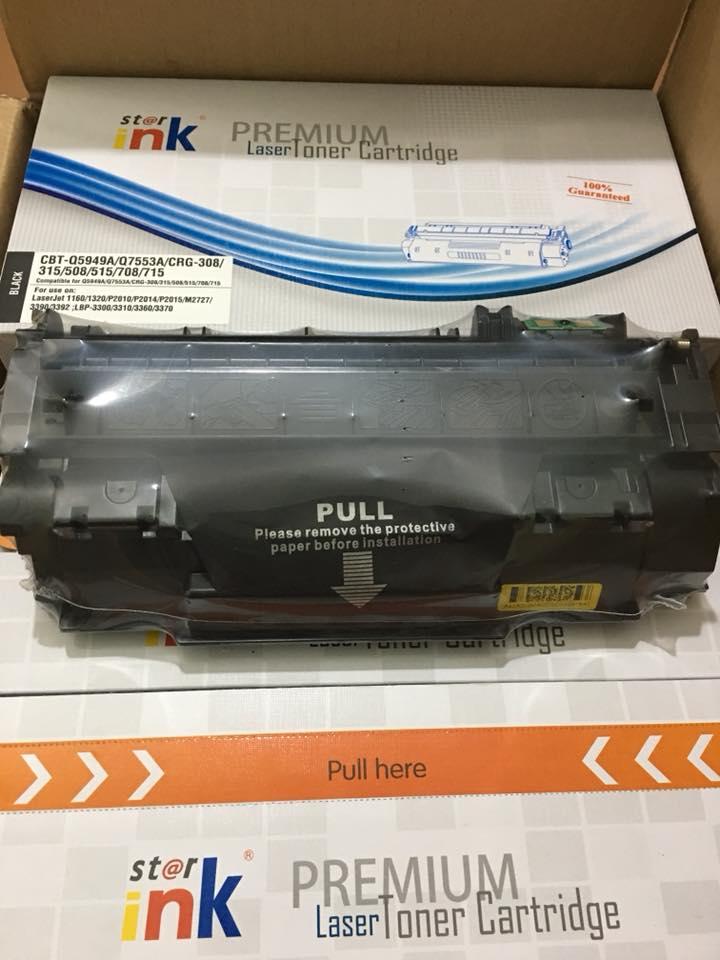 Hộp mực 49A cho Canon 3300/3370/ Hp 1160/1320/P2015d/ 2014 hàng starink nhập khẩu