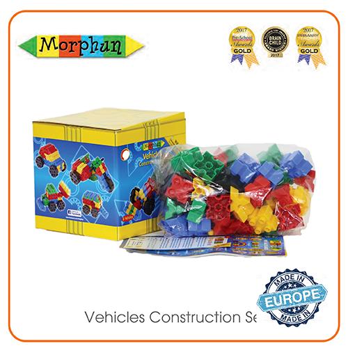 Bộ lắp ráp nhập khẩu Châu Âu Morphun Vehicles Construction Set