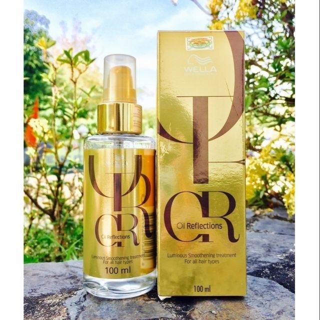 Tinh dầu dưỡng tóc phục hồi wella argan oil reflections 100ml