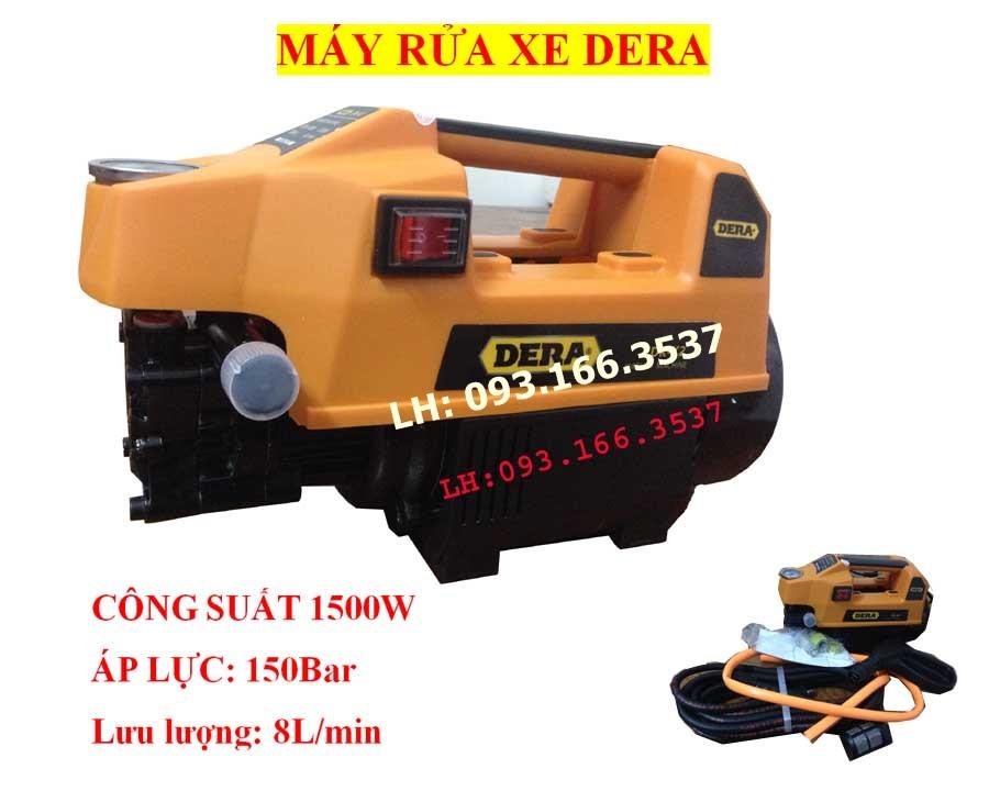 Máy xịt rửa xe áp lực cao dera công suất 1500w