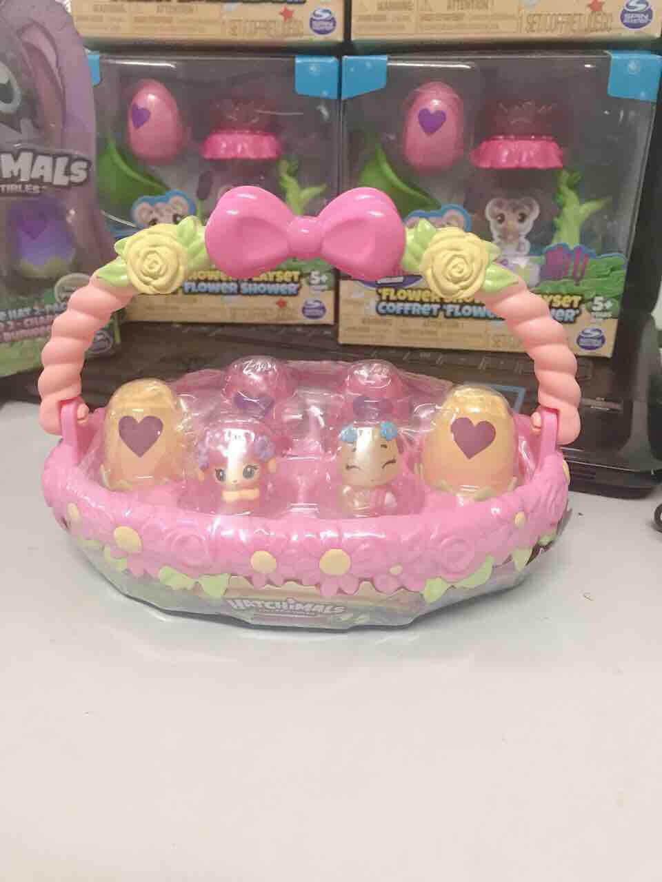 Giỏ trứng hatchimals flower basket colleggtbles siêu xinh