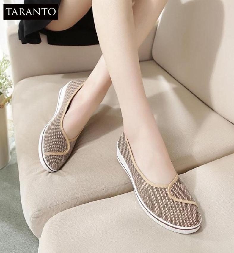 Giày búp bê đi bộ êm chân TARANTO TRT-GBBNU-01 giá rẻ