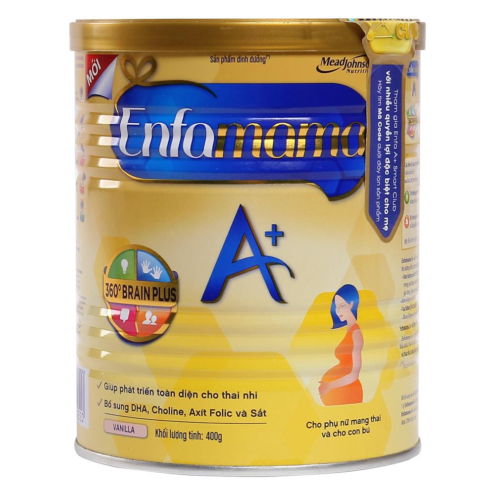 Sữa Mead Jonhson Enfamama A + Vanilla Và Chocolate 360 độ Brain Plus 400g By Bách Hoá Kshop