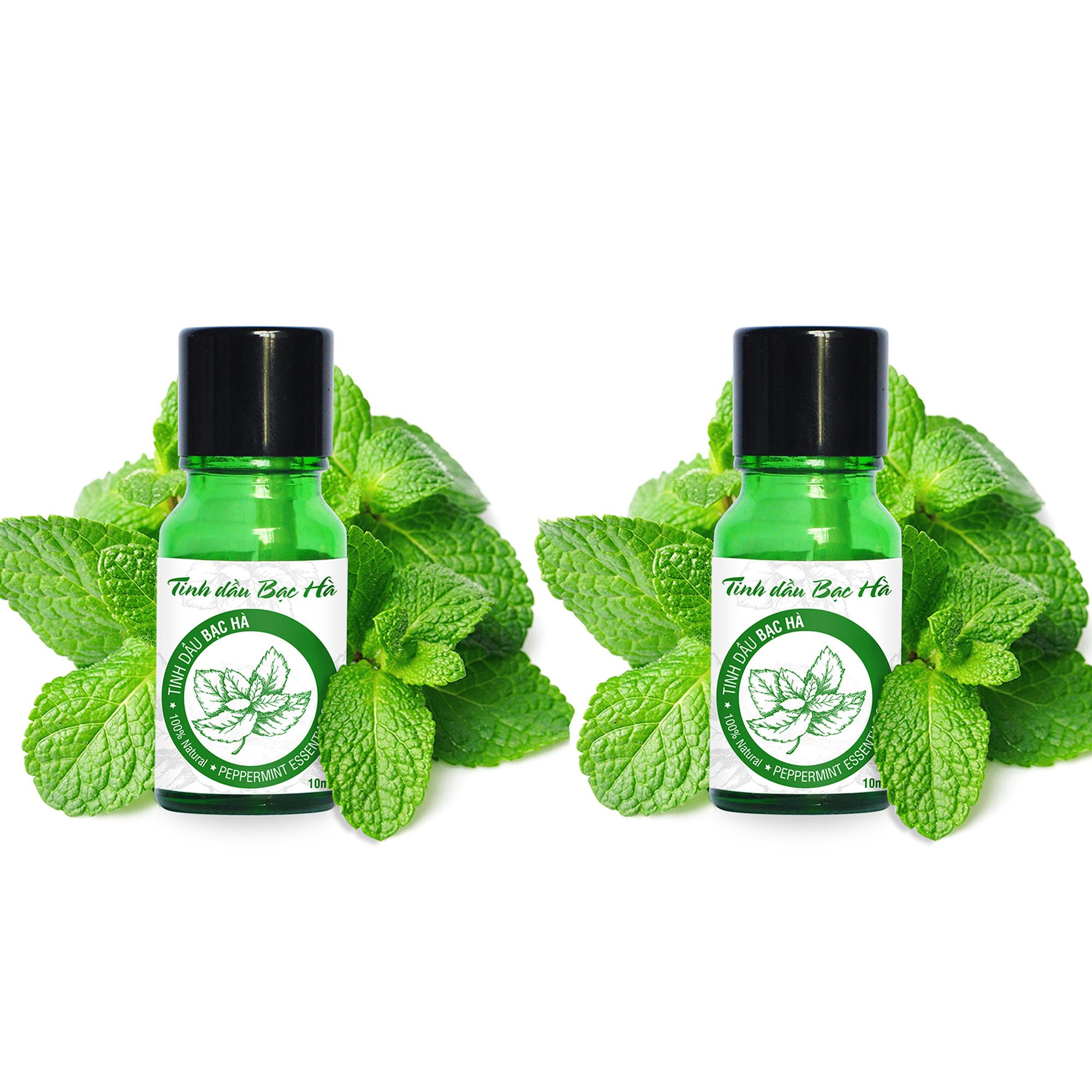 Combo 02 tinh dầu bạc hà đất việt