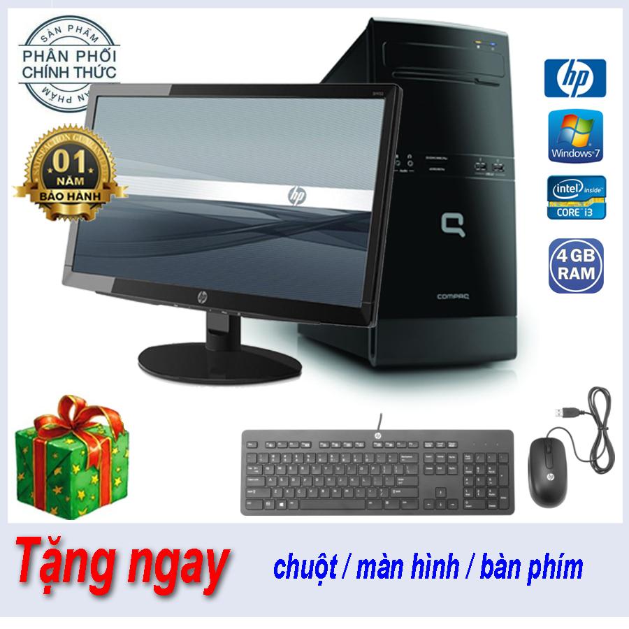 cây máy tính đồng bộ Hp compad CQ3000 I3 siêu trâu ram 4GB SSD 128 full box bảo hành 12 tháng