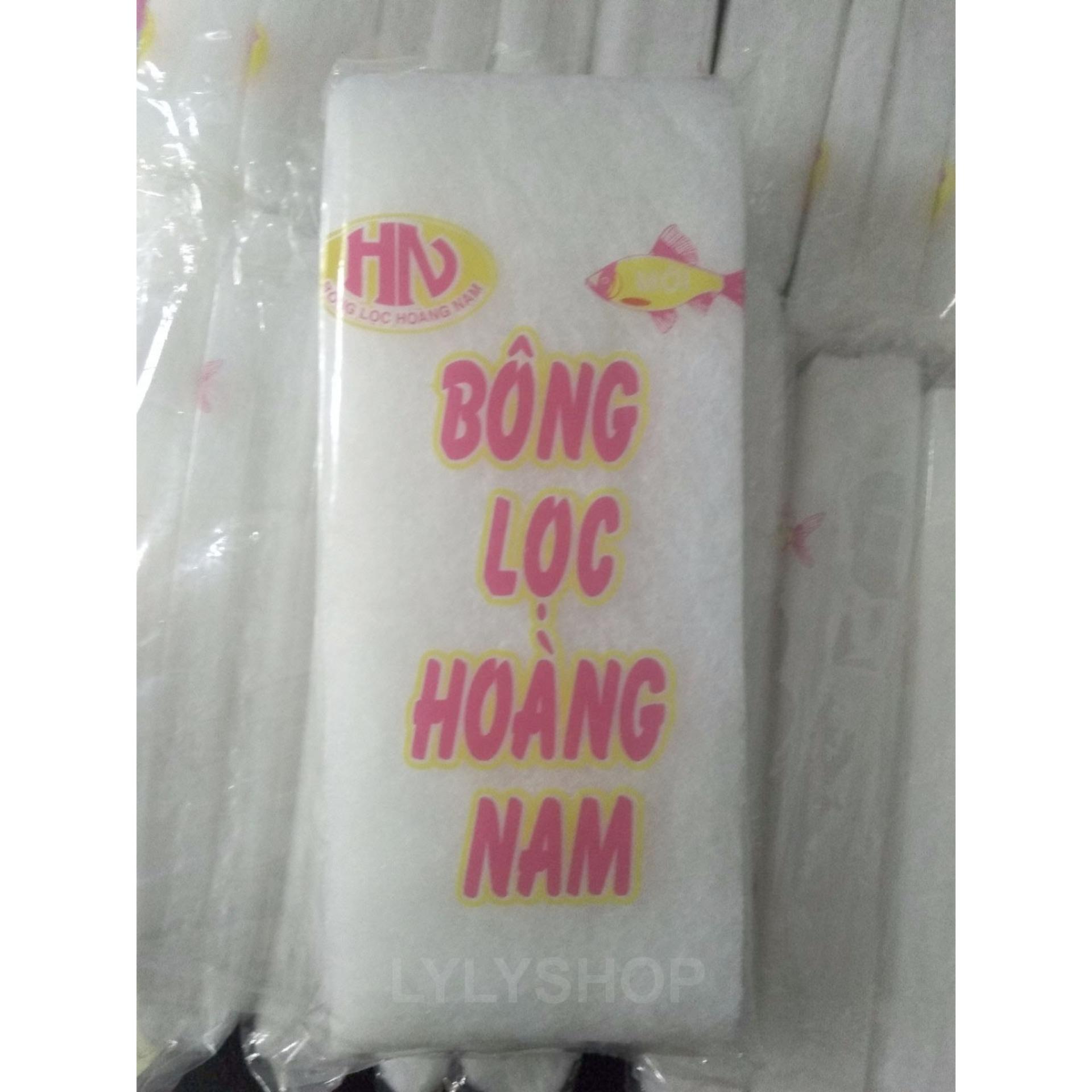 Bông lọc bể cá 30 x 13cm loại tốt, vật liệu lọc không thể thiếu cho bể cá. Sản phẩm được cấp bởi Lylyshop ( trắng)
