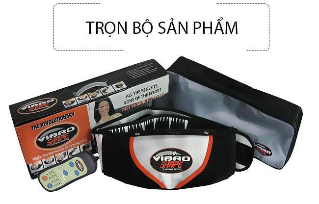 Đai rung massage toàn thân - Đai matxa giảm béo nhiều chế độ rung
