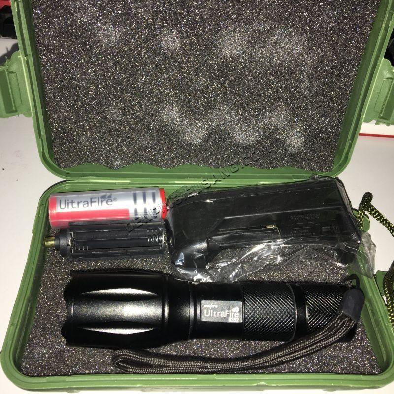 Bảng giá Đèn pin Police XML-T6 MỚI siêu sáng Tặng Bộ sạc và pin sạc - BH 1 ĐỔI 1