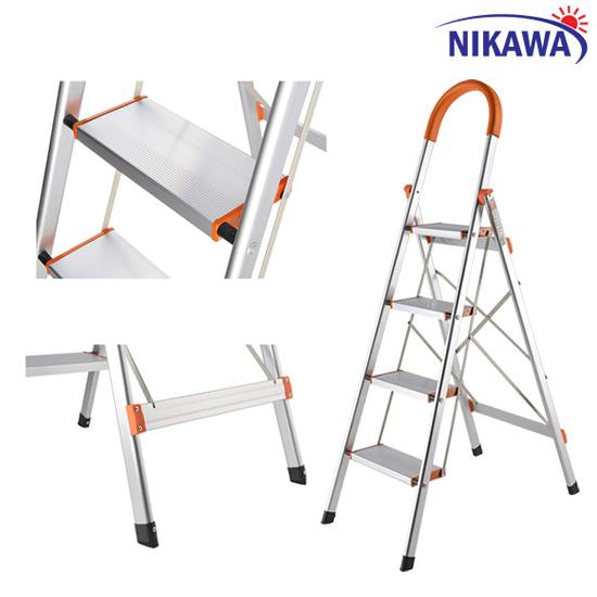 Thang nhôm ghế 4 bậc Nikawa Nhật Bản NKA-04