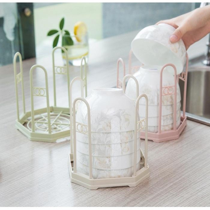 Kệ úp chén giúp cố định chống đổ ngã gd16lzd
