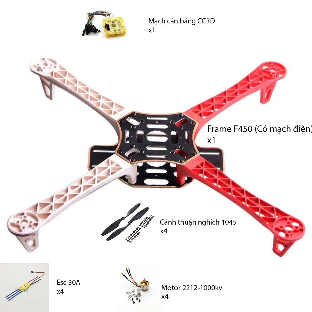 Combo Kit Quadcopter F450