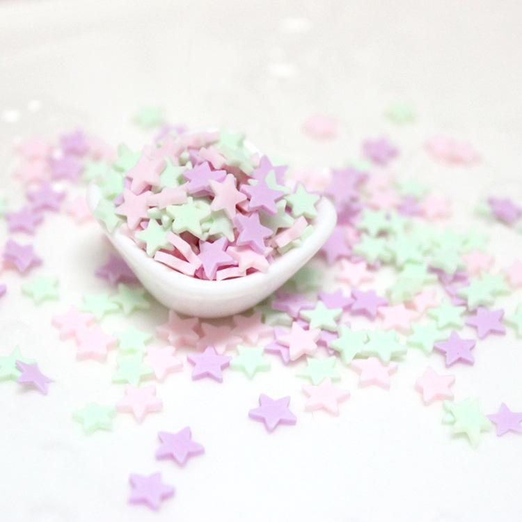 50g cốm trộn trang trí slime - cốm ngôi sao