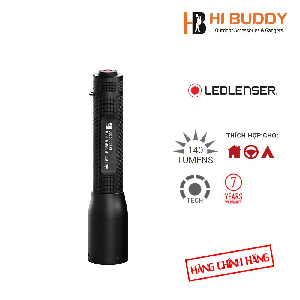 Đèn pin cầm tay cao cấp led lenser p3r vỉ pin sạc 10440 và aaa