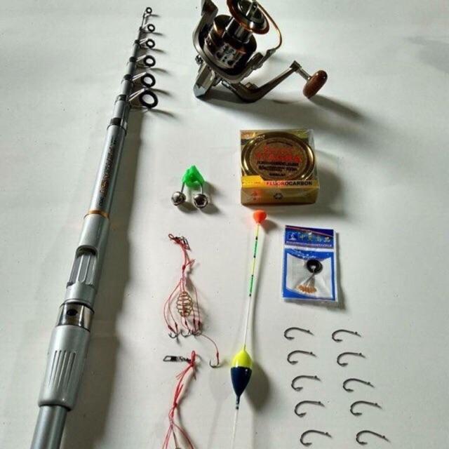 Combo bộ cần câu rút cao cấp . Kích thước chính xác của sản phẩm này là: Cần 2m7 - Máy 5000 ( thế giới cần câu cá ) - Thanh lý hàng tồn - đại hạ giá big sale cực hot