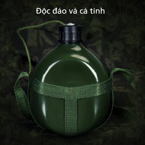 Bình Nước Bi Đông Đúc Nhôm An Toàn,Tiện Dụng 1L