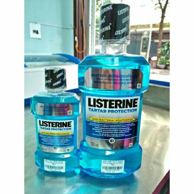 Xúc miệng Listerin thái 250ml bạc hà