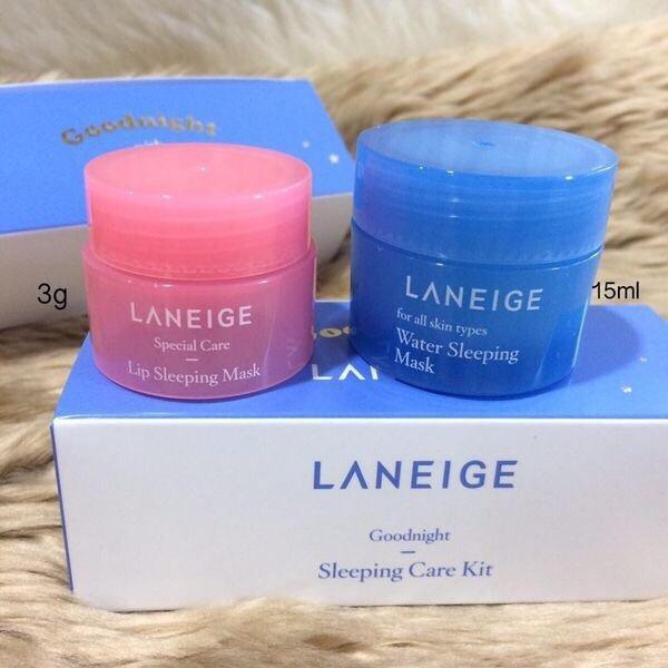 Bộ Kit MẶT NẠ NGỦ MẶT & MẶT NẠ NGỦ MÔI LANEIGE