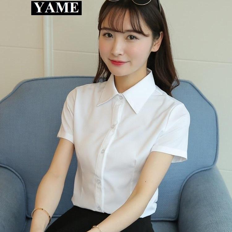 Áo Sơ Mi Ngắn Tay YAME S56W36 White