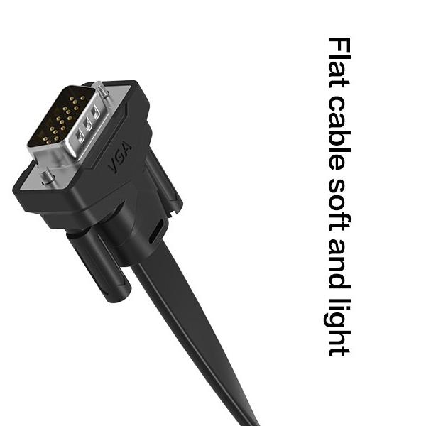 Cáp vga dẹt vention vag-b05-b1500 15m