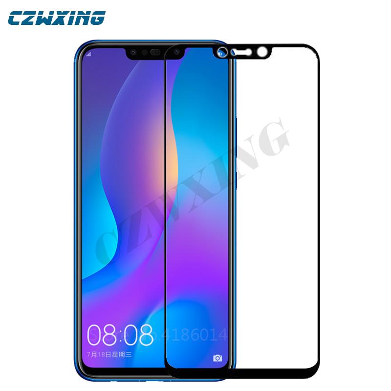 Miếng dán kính cường lực full màn cho huawei nova 3i - đen