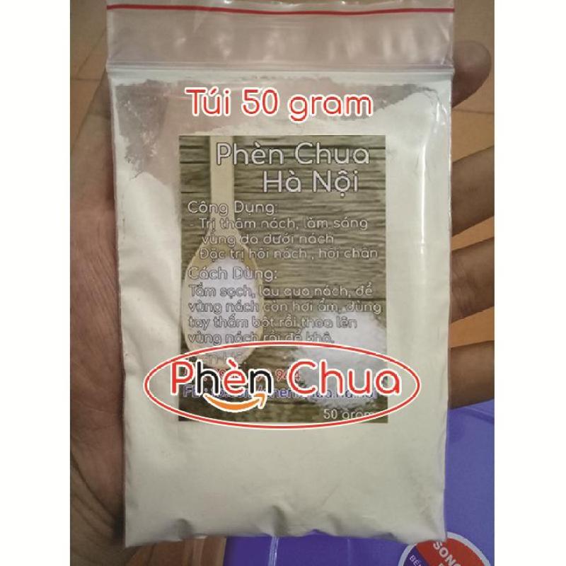 Bột Phèn Chua Hà Nội trị Hôi Nách, Hôi Chân - Túi 50g nhập khẩu